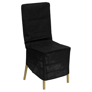 Fabric Chiavari Chair Storage Cover - Black 