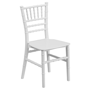 Kid Resin Chiavari Chair - White 