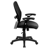 Super Mesh Executive Office Chair - Mid Back, Swivel, Black - FLSH-LF-W42B-L-GG