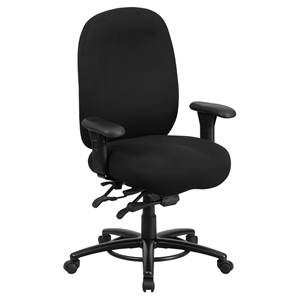 Hercules Series Big and Tall Swivel Chair - Multi Functional, Black 