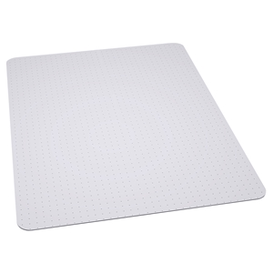 36" x 48" Rectangular Carpet Chair Mat - Clear 