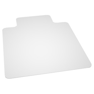 36" x 48" Rectangular Hard Floor Chair Mat with Lip - Clear 