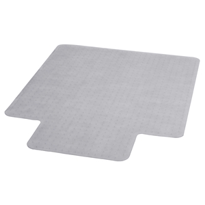 36" x 48" Rectangular Carpet Chair Mat - Clear, Lip 