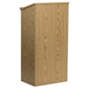 Stand Up Lectern - Oak - FLSH-MT-M8830-LECT-OAK-GG