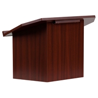 Foldable Tabletop Lectern - Mahogany