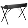 Computer Desk - Top Shelf, Black - FLSH-NAN-2124-GG