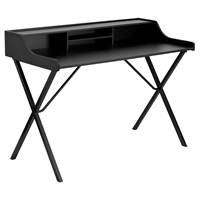 Computer Desk - Top Shelf, Black