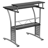 Clifton Computer Desk - Black - FLSH-NAN-CLIFTON-BK-GG