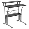 Clifton Computer Desk - Black - FLSH-NAN-CLIFTON-BK-GG