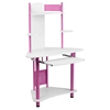 Corner Computer Desk - Hutch, Pink - FLSH-NAN-JN-2705-PK-GG