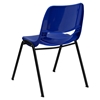 Hercules Series Shell Stack Chair - Blue - FLSH-RUT-EO1-BL-GG