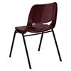 Hercules Series Shell Stack Chair - Burgundy - FLSH-RUT-EO1-BY-GG