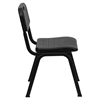 Hercules Series Stack Chair - Black, Plastic - FLSH-RUT-GK01-BK-GG