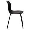 Hercules Series Designer Stack Chair - Black - FLSH-RUT-NC258-BK-GG