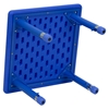 24" Square Activity Table - Height Adjustable, Blue - FLSH-YU-YCX-002-2-SQR-TBL-BLUE-GG