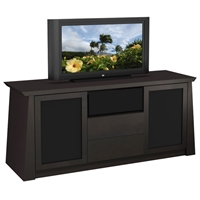 70'' Contemporary Asian TV Stand with Tapered Legs
