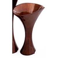 Morning Glory Chocolate Short Vase