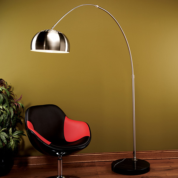 Chrome Arch Floor Lamp DCG Stores   LS ARCH FLR 