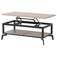 Cota Coffee Table - Adjustable Height, Gray