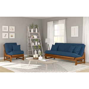 Arden Studio Line Queen Size Futon & Chair Roomset 