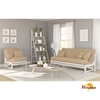 Arden Classic White Armless Chair & Cushion Set - NF-ARDN-SW-CH-SET#