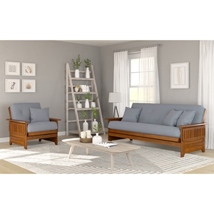 Brentwood Studio Line Full Size Futon & Chair Roomset 