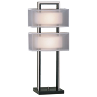 Amarillo Silver Accent Table Lamp