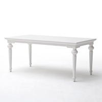 Provence 79" Rectangular Dining Table - Pure White