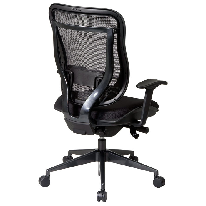 Space Seating 818 Series Executive High Back Black Office Chair | DCG ...