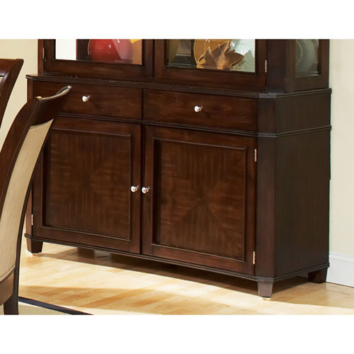 dark cherry buffet table