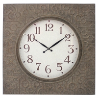 Wall Clock - Metal Frame, Square (Set of 4)