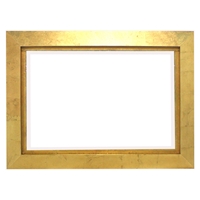 Wood Mirror - Gold