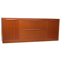 Sit Stand Series Storage Credenza - 2 Drawers, 2 Doors