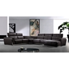 Divani Casa Tempo Sectional Sofa - Brown - VIG-VG2T0730-BRN