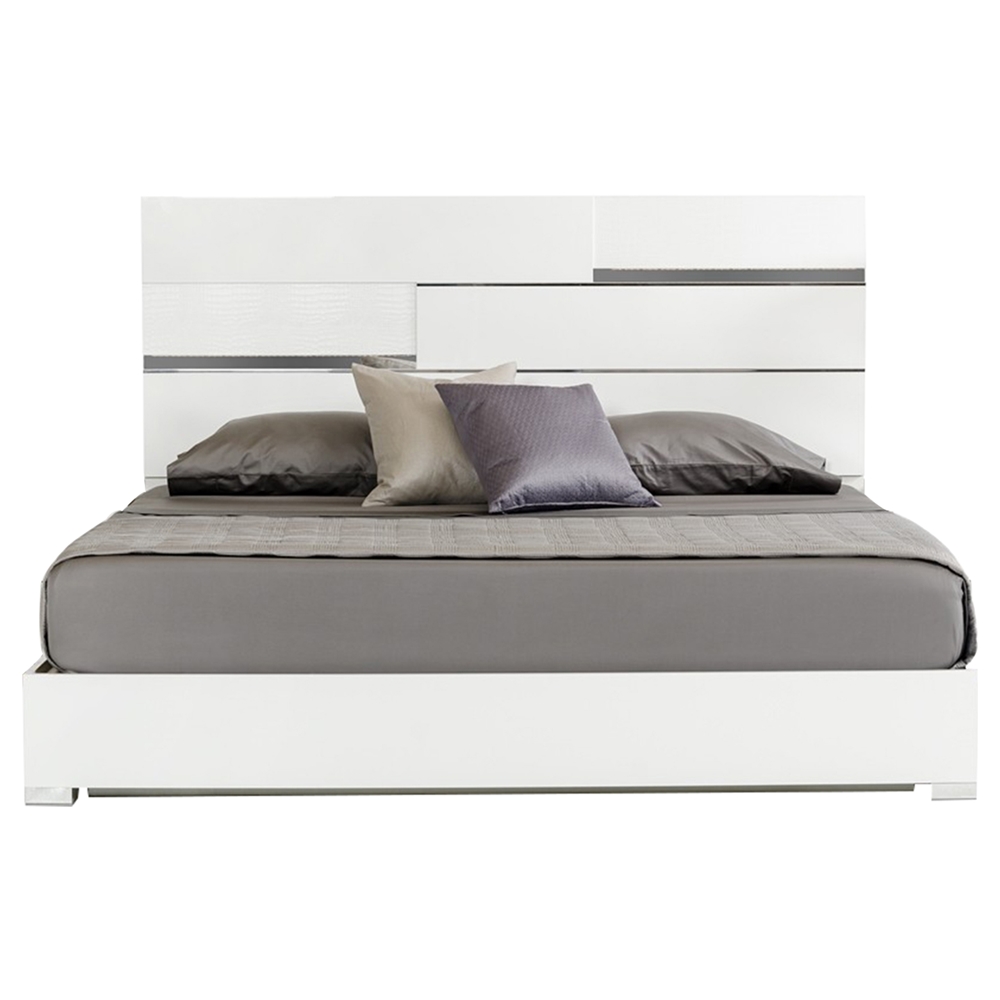 Modrest Ancona Italian 2 Pieces Modern Bedroom Set - White | DCG Stores