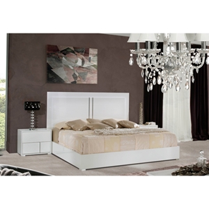 Modrest Nicla Italian 2 Pieces Modern Bedroom Set - White 