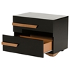 Nova Domus Romeo Italian Modern Right Nightstand - Black and Rosegold - VIG-VGACROMEO-NS-R