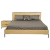 Nova Domus Conner 2 Pieces Modern Bedroom Set - Light Walnut and Concrete - VIG-VGAN-CONNER-LT-SET