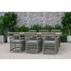 Renava Sonoma 7 Pieces Outdoor Dining Table Set - Gray - VIG-VGATRADS-031