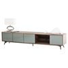 Modrest Kennedy Modern TV Stand - 4 Doors, Walnut - VIG-VGBB1403F-WAL