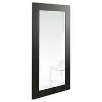 Modrest Beth Modern Rectangular Floor Mirror - Wenge