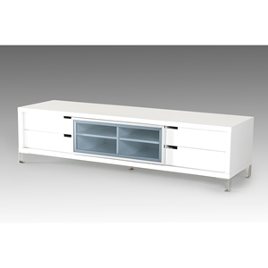 Modrest Edward Modern TV Stand - White 