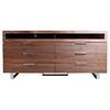 Modrest Dylan Modern Dresser - Walnut - VIG-VGBBMC240DR-WAL