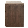 Modrest Lauren Modern Dresser - 6 Drawers, Walnut - VIG-VGBBMD321DR-WAL