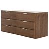 Modrest Lauren Modern Dresser - 6 Drawers, Walnut - VIG-VGBBMD321DR-WAL