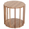 Modrest Lark Modern Round End Table - Walnut - VIG-VGBBMT1403A