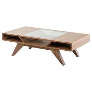 Nova Domus Soria Modern Rectangular Coffee Table - Walnut 