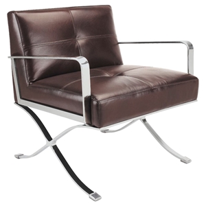 Divani Casa Lounge Chair - Brown 