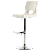 Modrest Lauda Modern Bar Stool - White