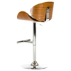 Modrest Miller Bar Stool - Black, Walnut - VIG-VGCBT-4044-BLK